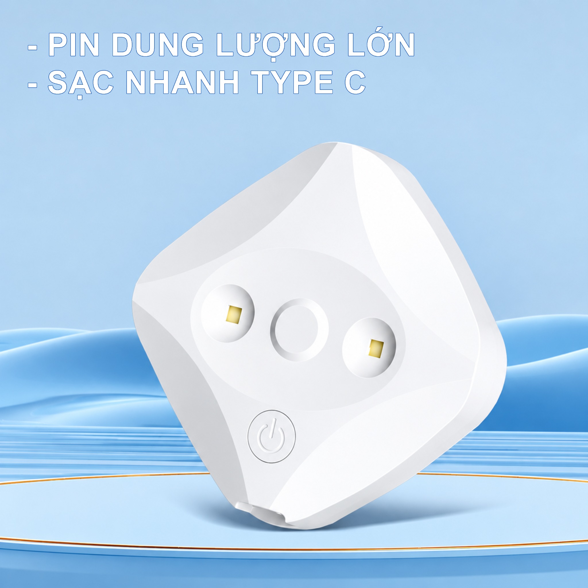 Đèn khử trùng bồn cầu UV hai đèn — hình sản phẩm